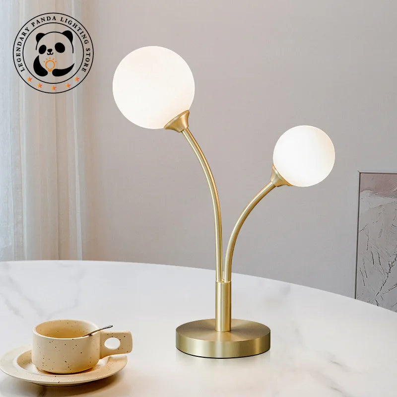 Luxury Gold Double Headed lamp